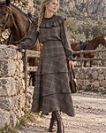 SAIA ESTAMPADA XADREZ 