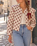 CASACO ALGODÃO ESTAMPADO