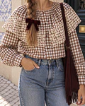 CAMISA VICHY GOLA GRANDE