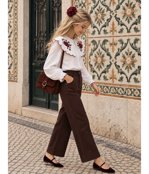 JEANS VIENNA BORDÔ