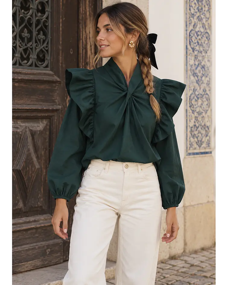 BLUSA FOLHO LISA