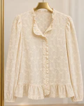 CAMISA COM PORMENORES BORDADOS