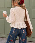 JEANS BORDADOS FLORAIS