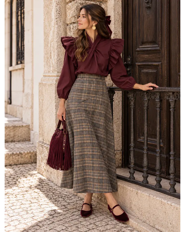 SAIA XADREZ CINZA