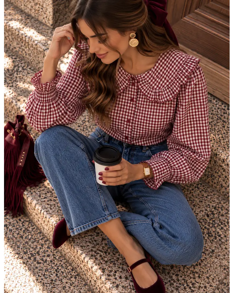 CAMISA GOLA VICHY TERESA