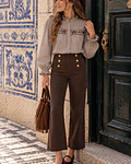 CAMISA BORDADOS CASTANHOS 