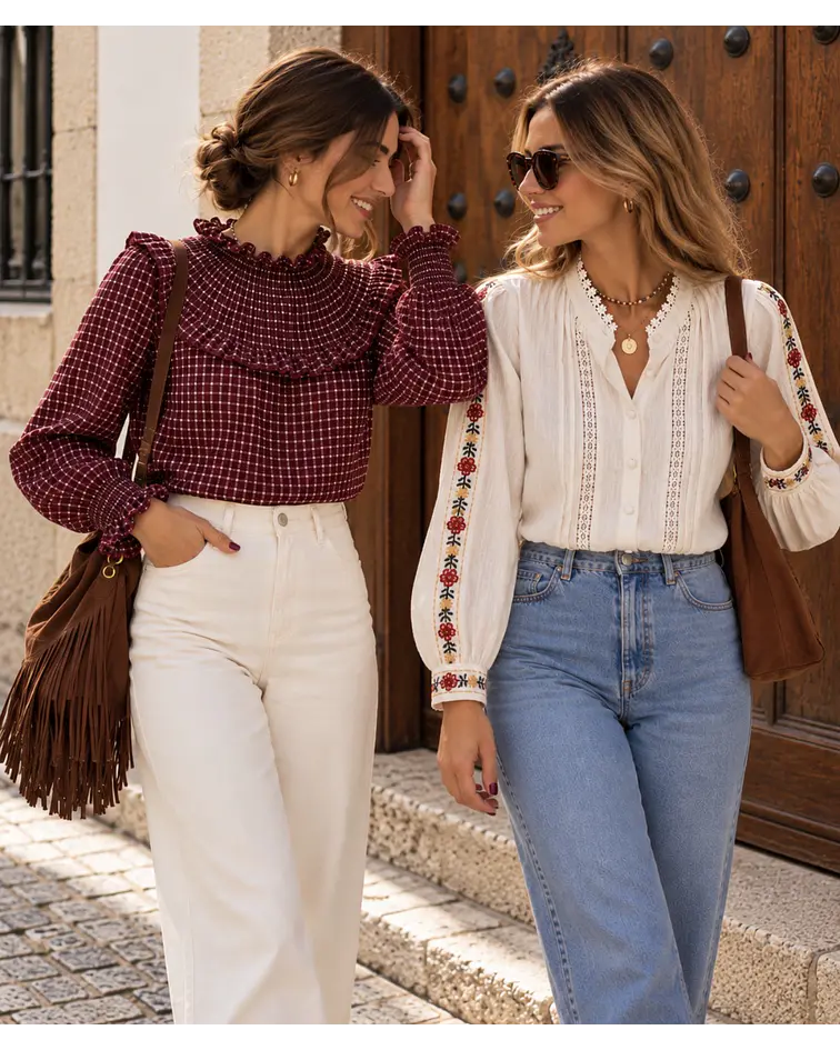 BLUSA GOLA XADREZ