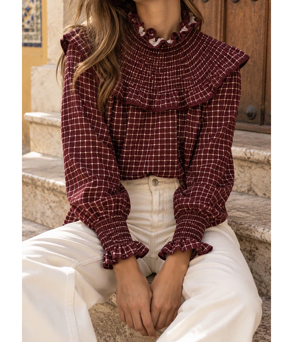 BLUSA GOLA XADREZ