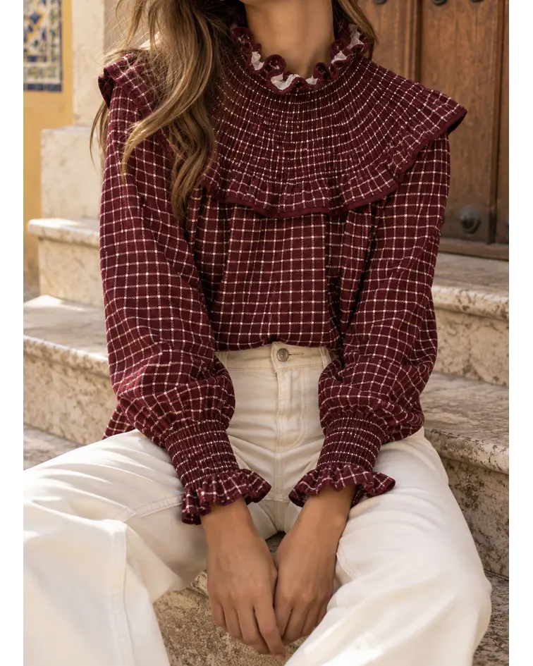 BLUSA GOLA XADREZ