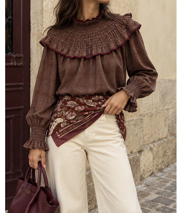 BLUSA GOLA XADREZ 