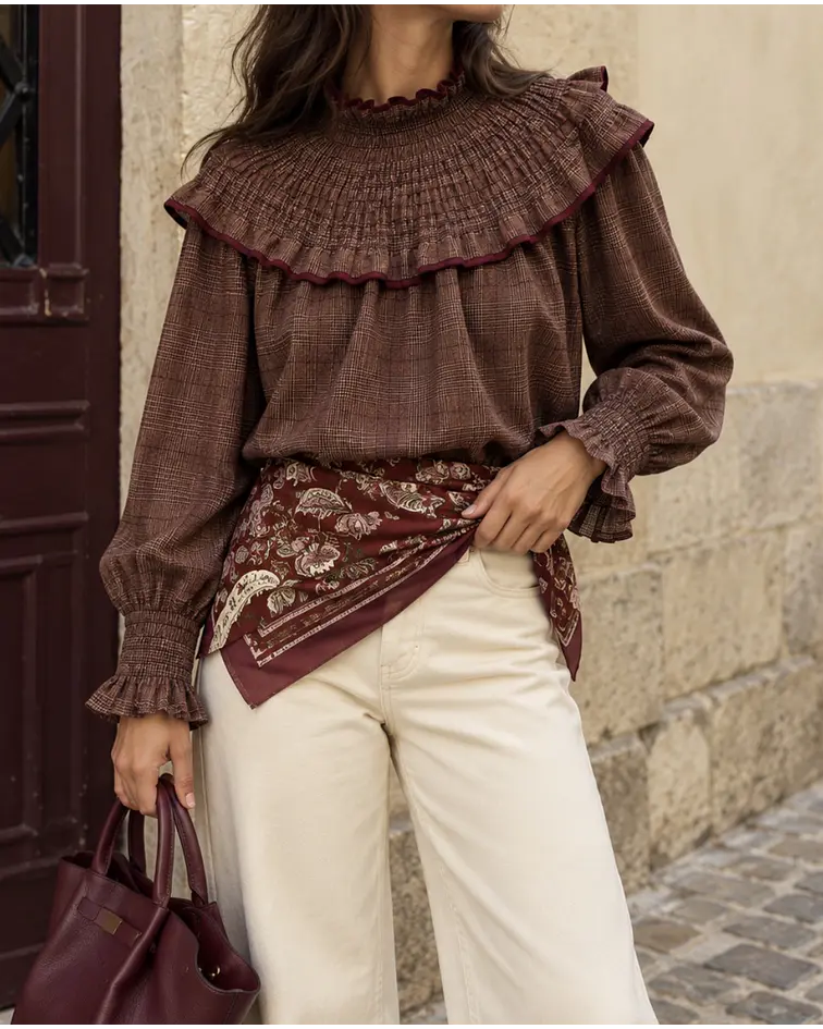 BLUSA GOLA XADREZ 