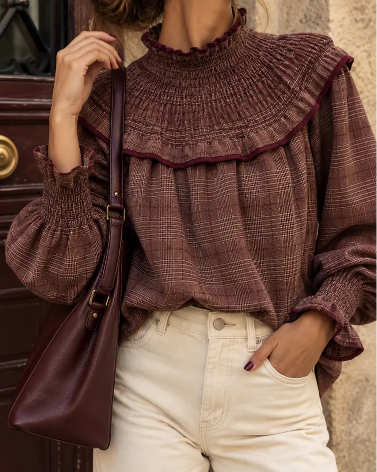 BLUSA GOLA XADREZ 