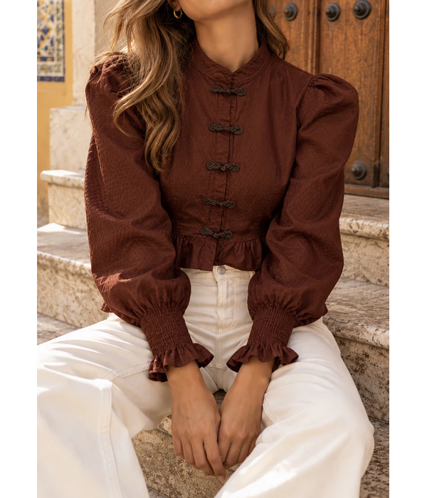 CAMISA COM ALAMARES 