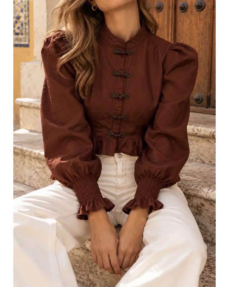 CAMISA COM ALAMARES 