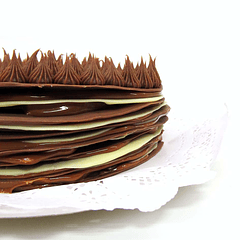 Torta de láminas de chocolate belga (a pedido)*