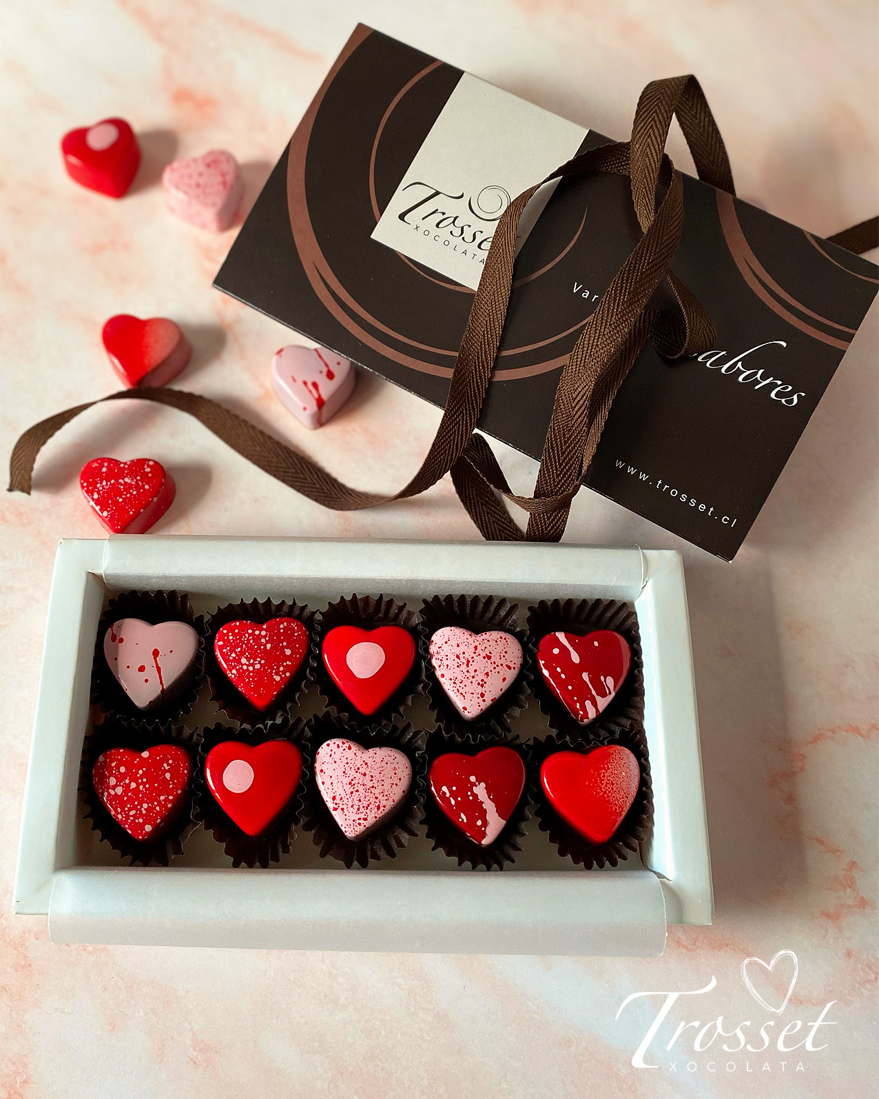 Caja bombones L'amor ♡ 10 und.