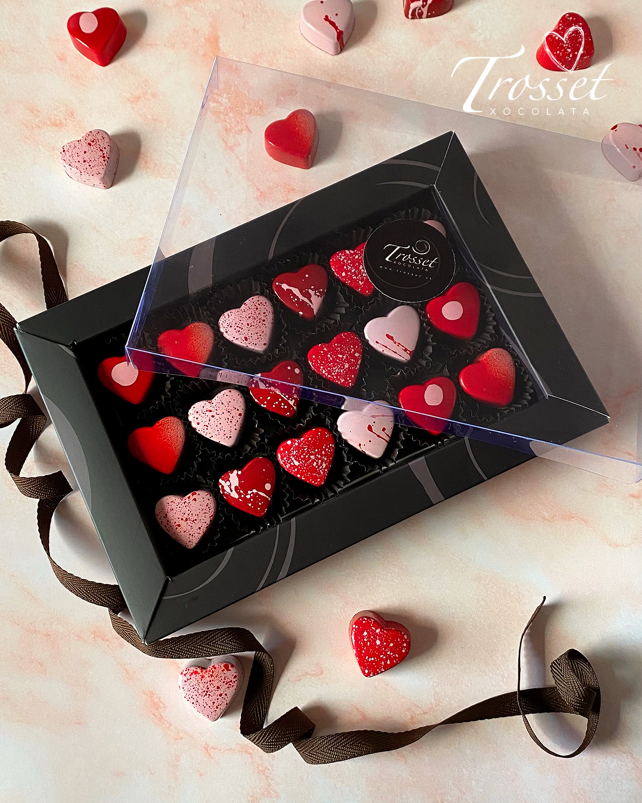 Caja bombones L'amor ♡ 18 und.