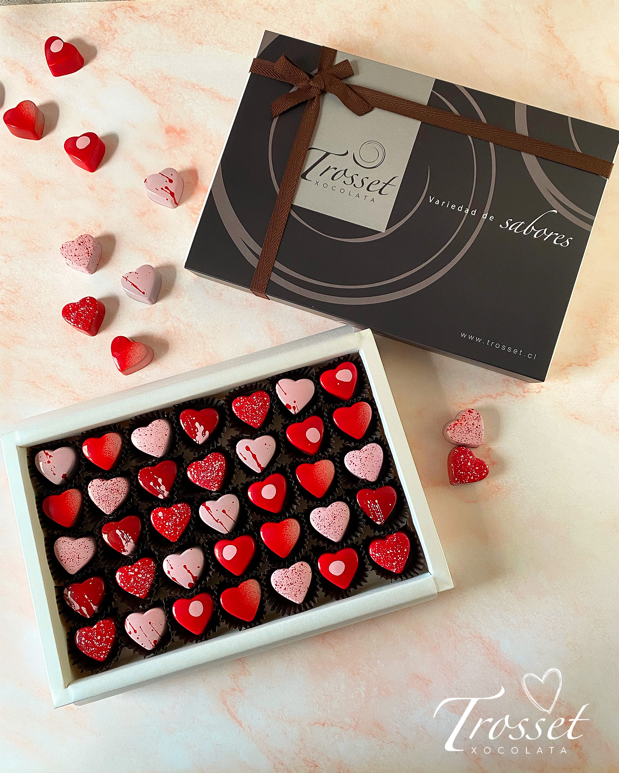 Caja bombones L'amor ♡ 35 und.