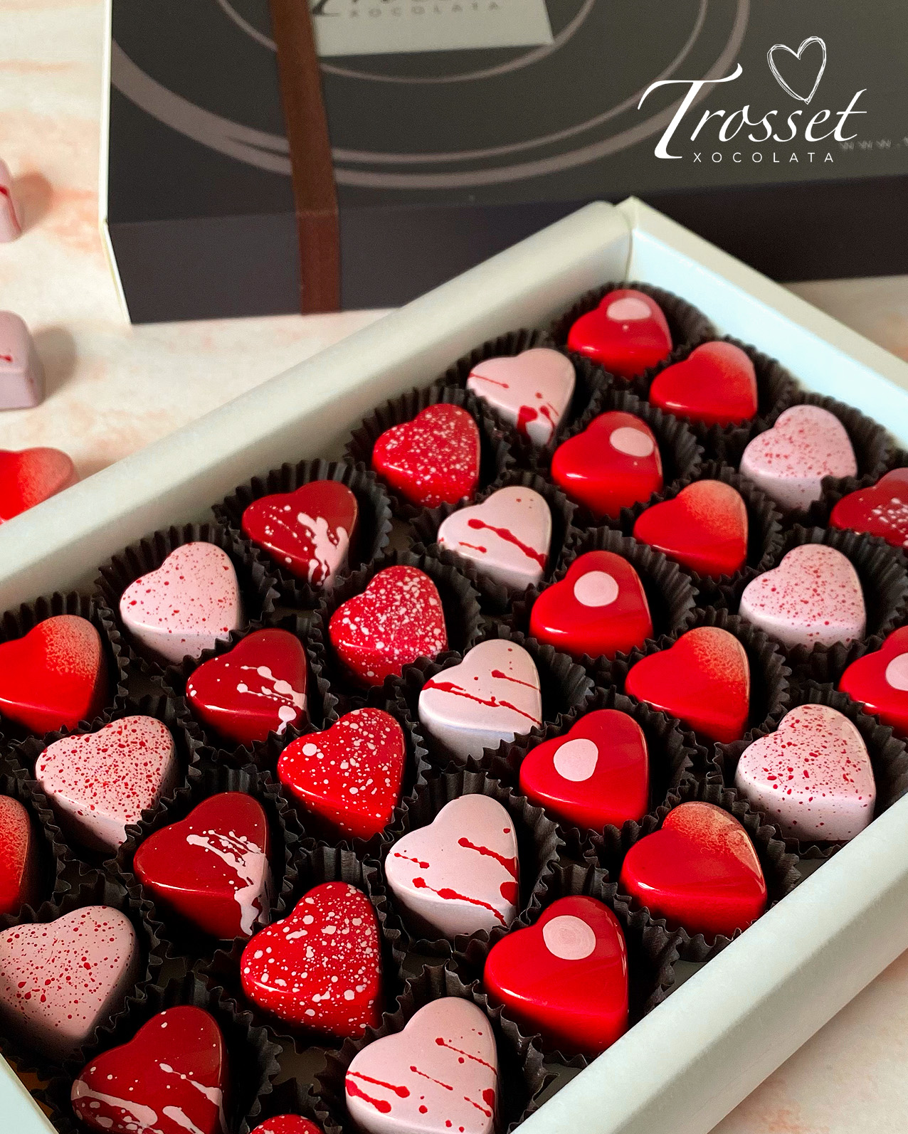 Caja bombones L'amor ♡ 35 und.