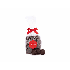 Trufas de pasas al ron bañadas en chocolate