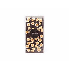 Barra chocolate amargo 71% cacao con avellanas tostadas