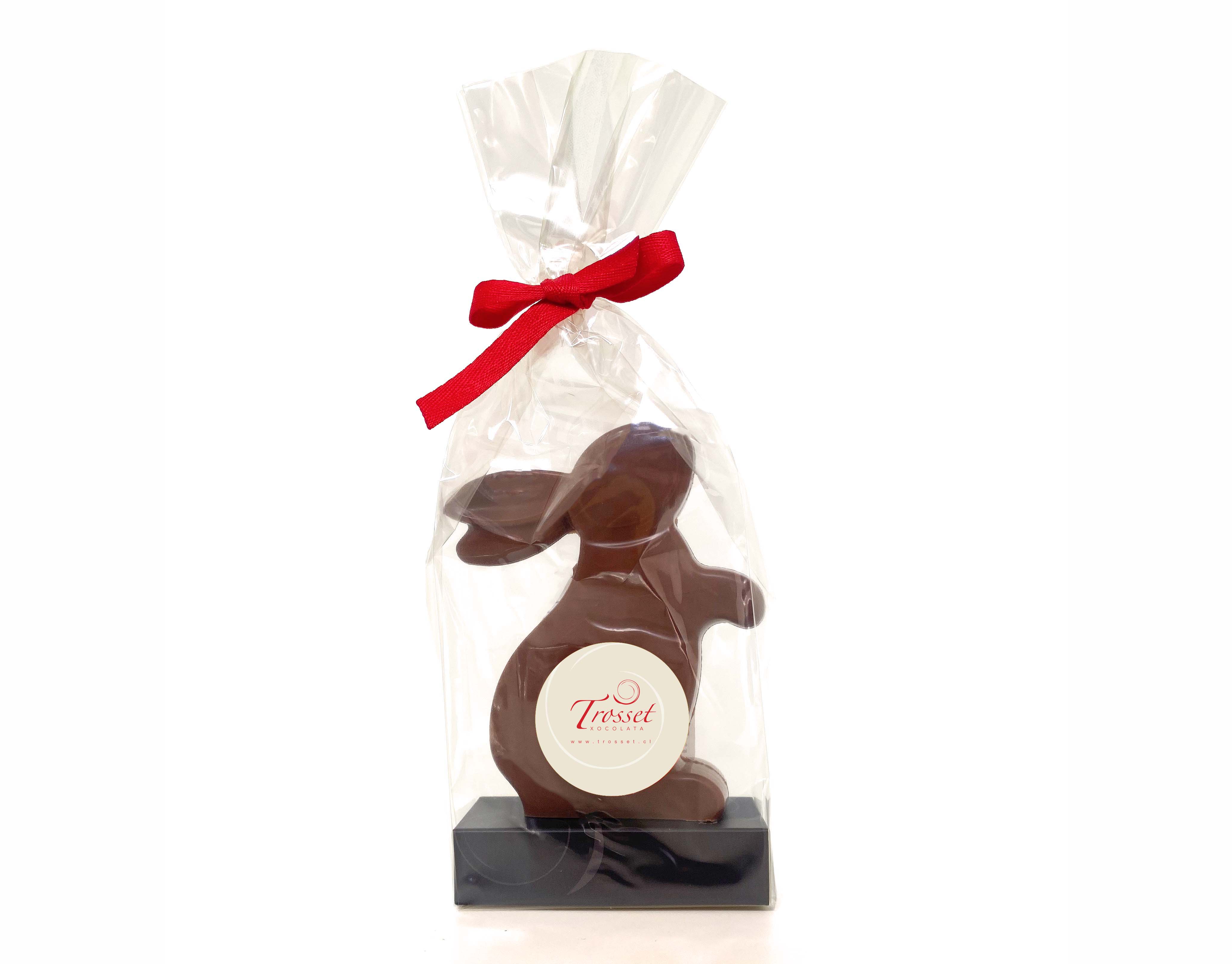 Conejo sin azúcar de chocolate de leche