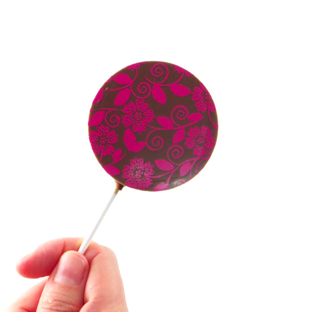 Paleta de chocolate navidad