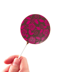 Paleta de chocolate navidad