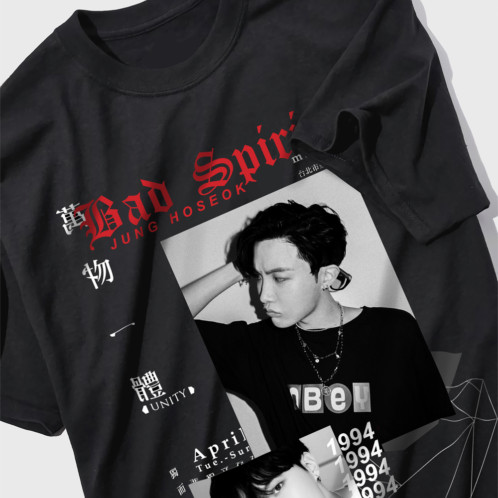 BADSPIRIT | Jung Hoseok | J-HOPE | BTS Polera Manga Corta