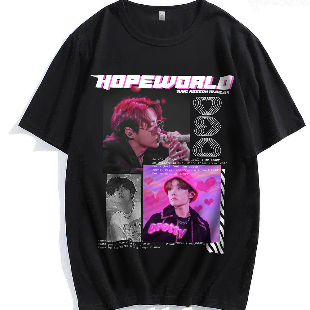 HOPE WORLD | J-HOPE | BTS Polera Manga Corta