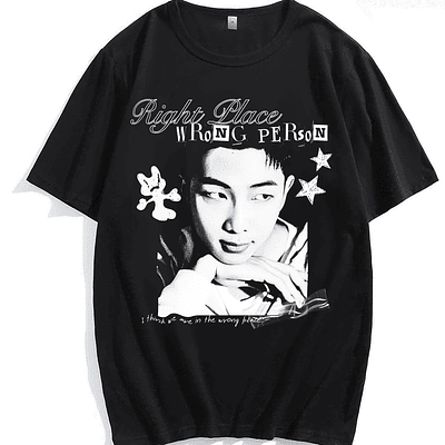 RPWP | Kim Namjoon | BTS Polera Manga Corta