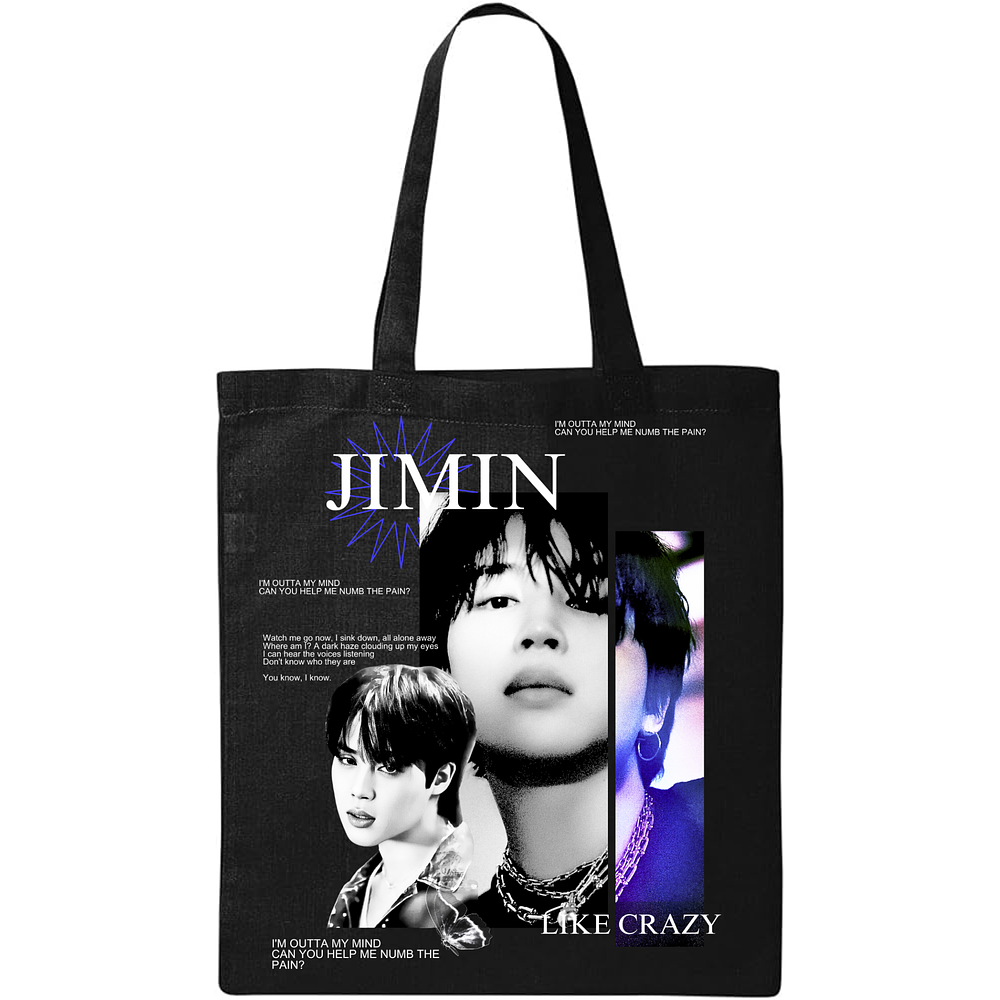 LIKE CRAZY | Park Jimin | BTS Tote bag