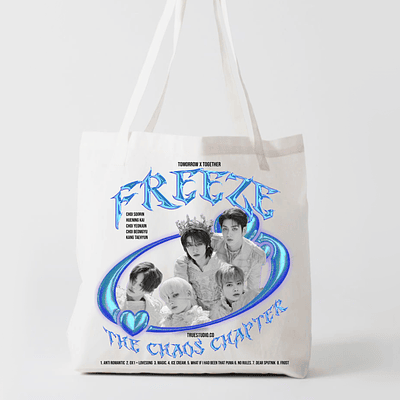 FREEZE TXT Totebag  - Beige