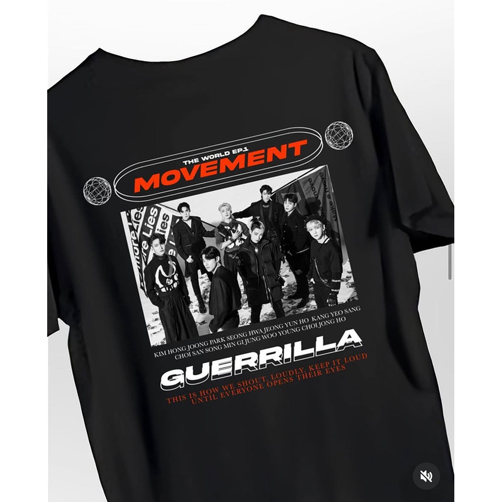 GUERRILLA | ATEEZ | Polera manga corta