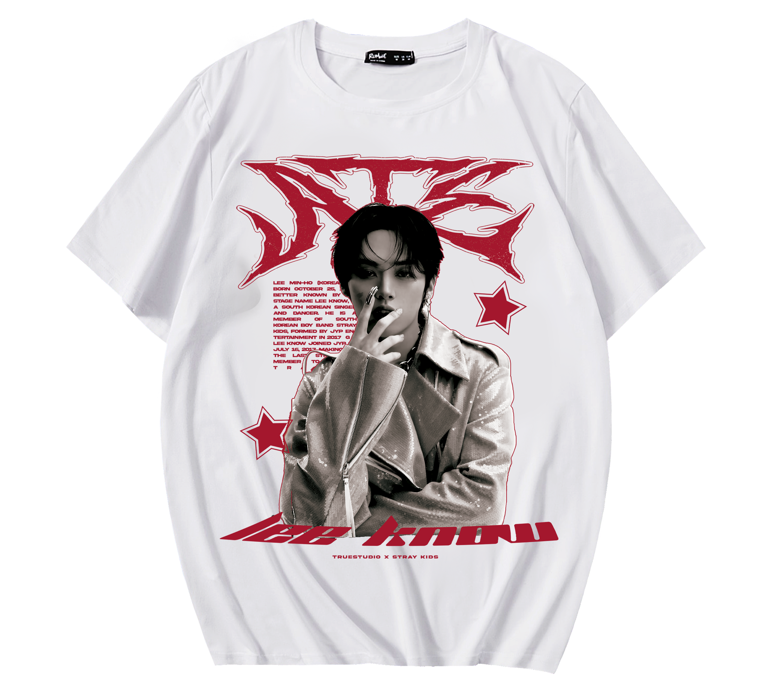 ATE | Lee Know | Stray kids Polera manga corta