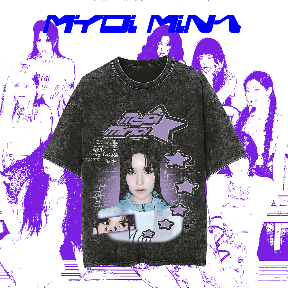 TWICE | Myoi Mina Sharon | Polera Manga Corta