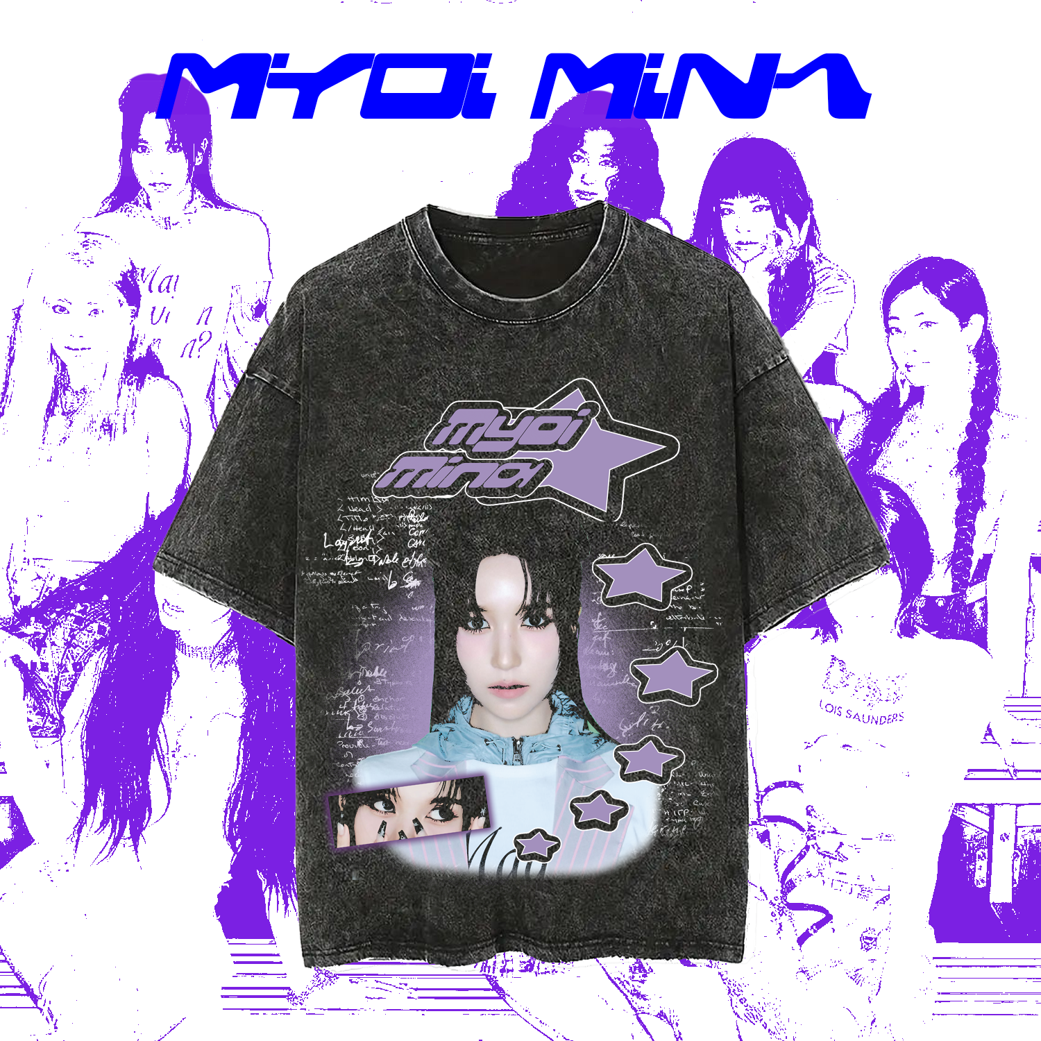 TWICE | Myoi Mina | Polera Manga Corta