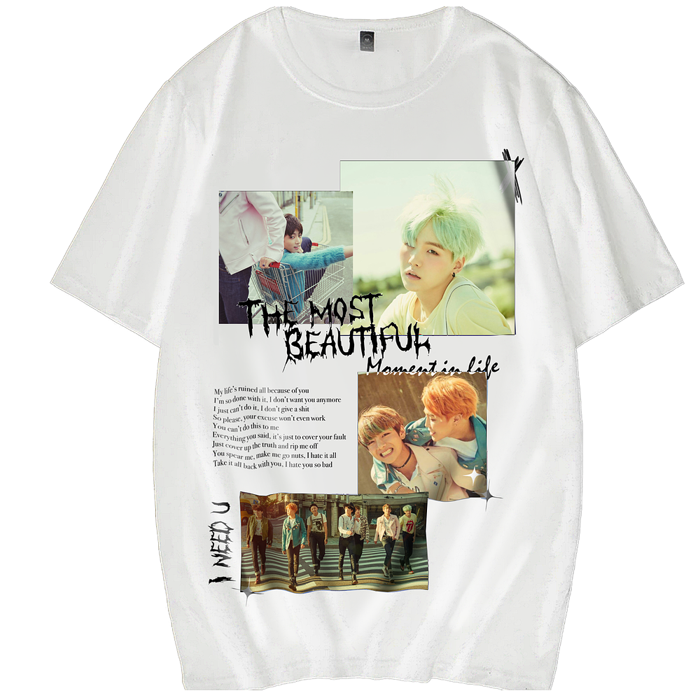 I NEED U | BTS | BTS Short Sleeve Shirt 