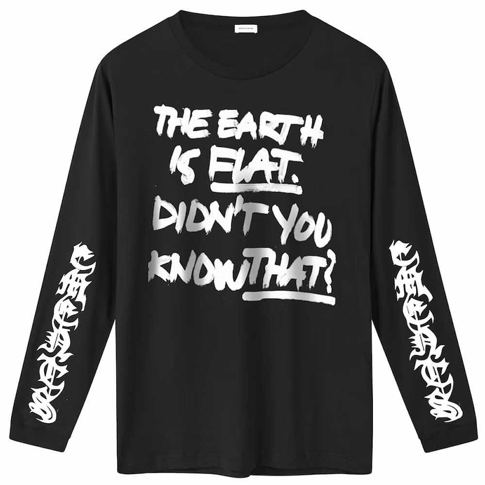 EARTH IS FLAT | Min Yoongi | BTS Suga Polera Manga larga | manga corta