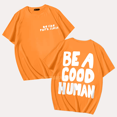 GOOD HUMAN | Park Jimin | BTS Polera Manga Corta