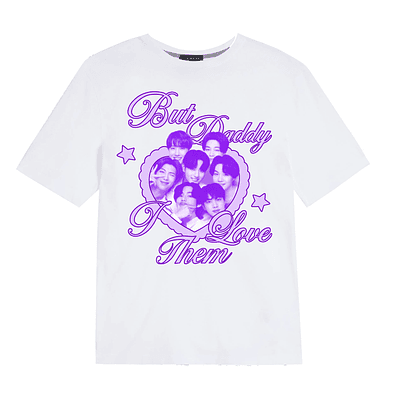 I LOVE THEM | BTS | Polera manga corta - White 