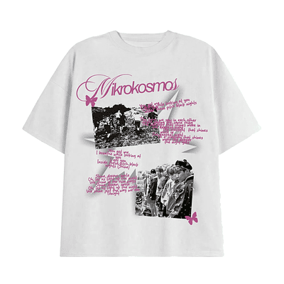 Mikrokosmos | BTS | Polera Manga Corta - blanco