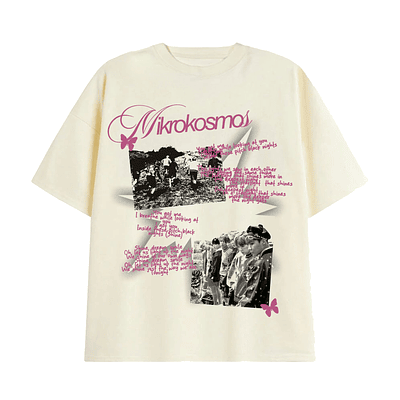 Mikrokosmos | BTS | Polera Manga Corta - hueso