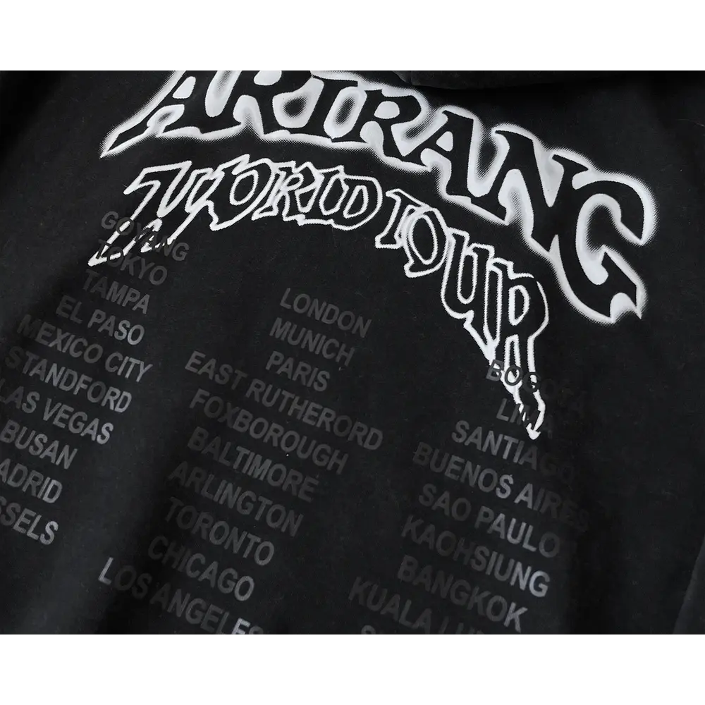 ARIRANG TOUR | Boxy Fit Acid Wash Hoodie 
