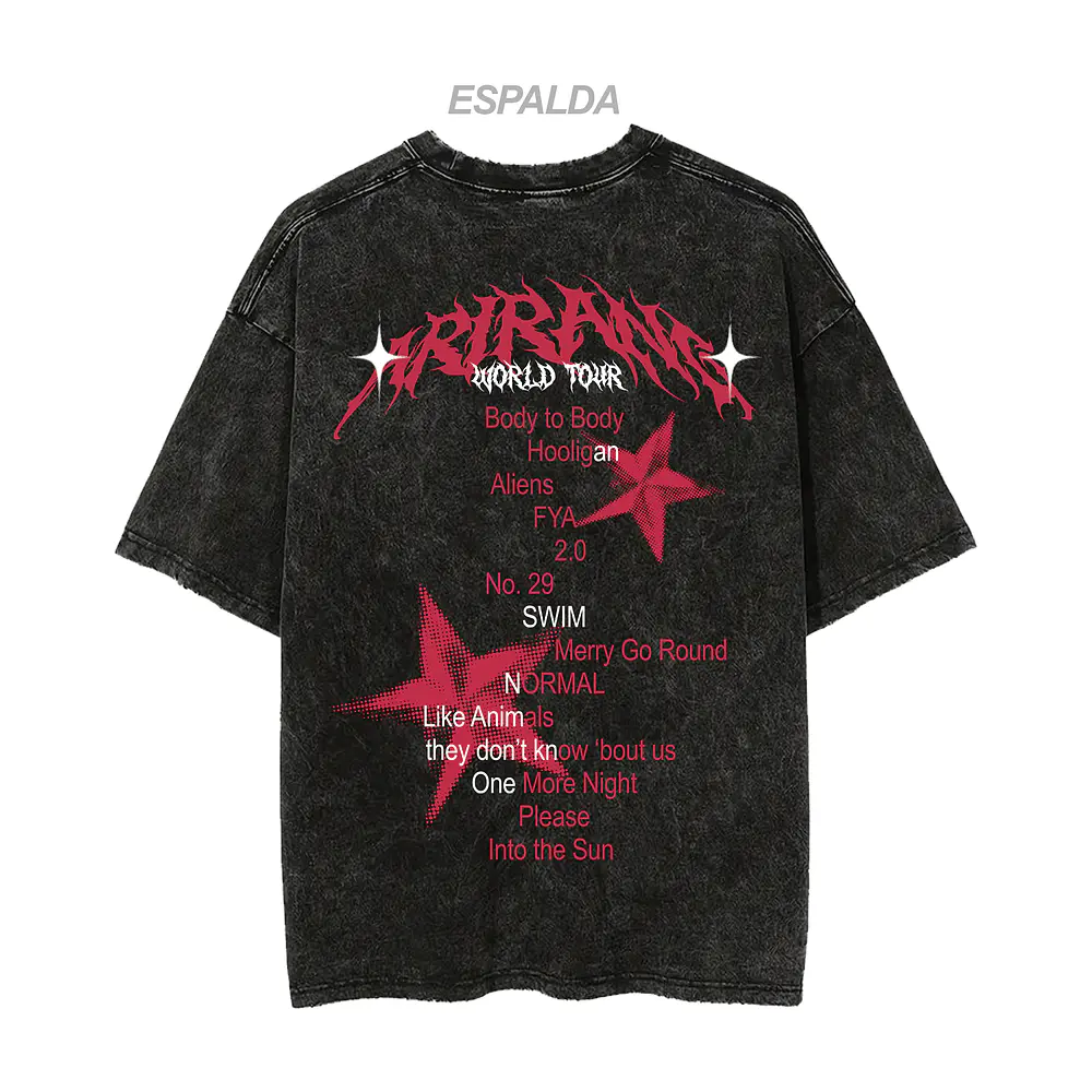 WORLD TOUR ARIRANG | BTS MEMBERS | Polera Manga Corta 