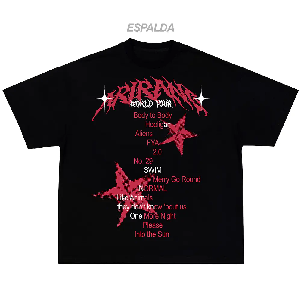 WORLD TOUR ARIRANG | BTS MEMBERS | Polera Manga Corta 