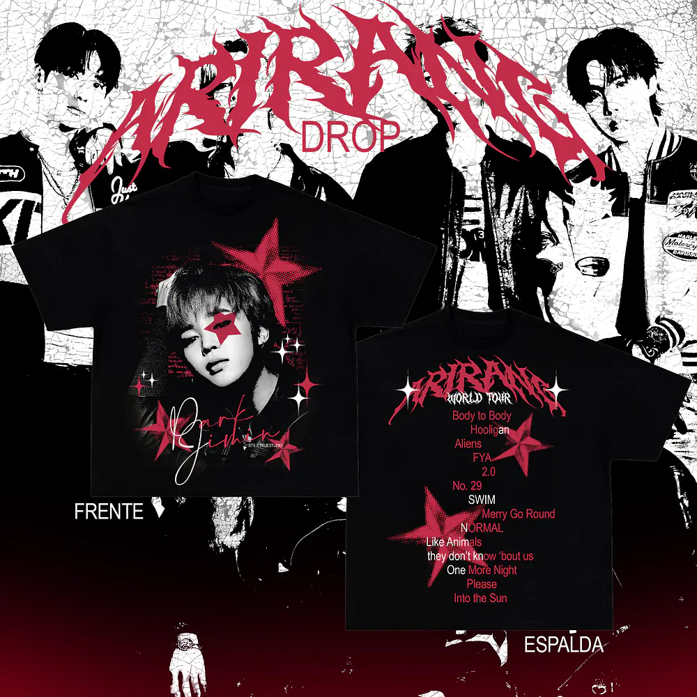 WORLD TOUR ARIRANG | BTS MEMBERS | Polera Manga Corta 