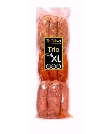 Trio Parrillero XL Trujillo - 675 g. (Chorizo Riojano, Chorizo Criollo, Longaniza Parrillera)