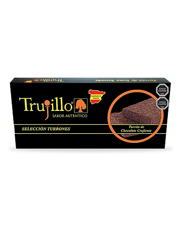 Turrón de Chocolate Crujiente Trujillo - 200 g.