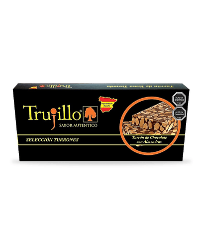 Turrón de Chocolate con Almendras - 200 gr. 